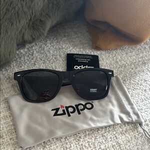 NWT Zippo Black Sunglasses